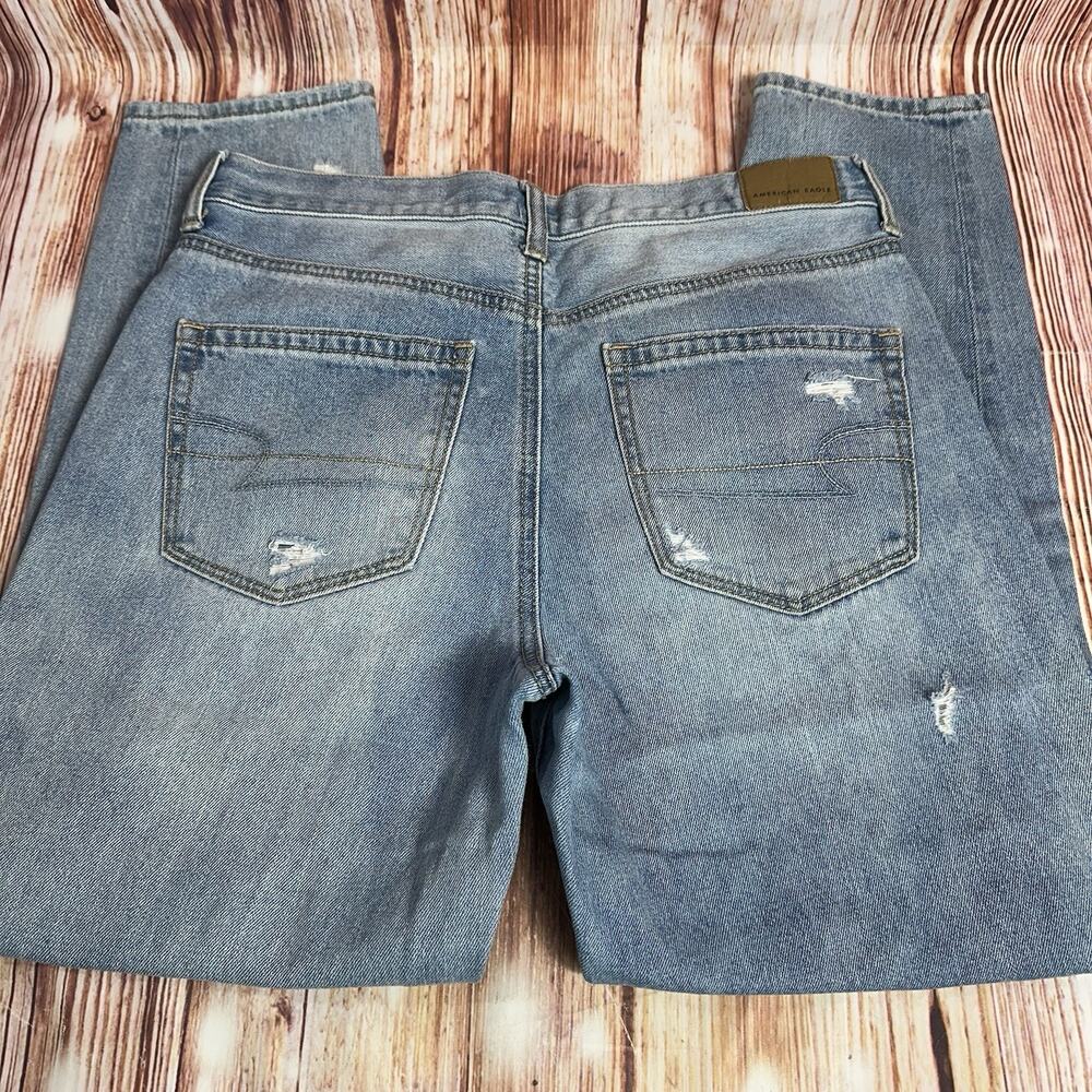 American Eagle MOM JEAN Womens Size 6 Short High Rise Jeans Denim Pants 29x25 - Picture 4 of 11